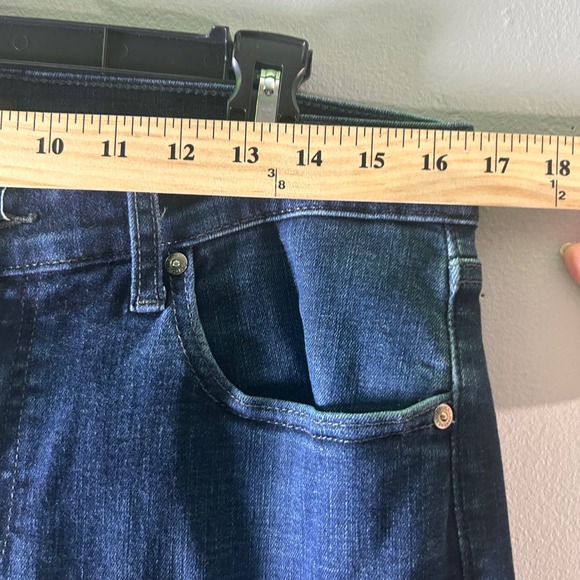 7 For All Mankind Dark Wash Slim Fit Jeans Mens Size 32x32 - Picture 3 of 10